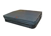 Canadian Spa Company Square G 4R Deluxe Hot Tub Spa Cover, Grey, 84 x 84-Inch