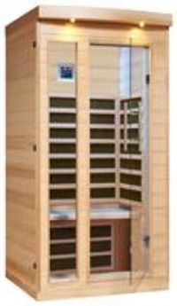 Canadian Spa Co Chilliwack 1 Person FAR Sauna with Heater Canadian Spa Co  - Size: 191cm H X 102cm W X 97cm D