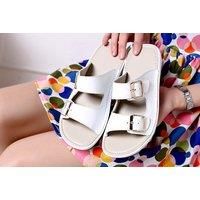 Buckle Sandals - 5 Sizes & 6 Colours! - Red