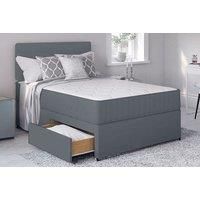 Deep Quilt Divan Bed Including Deep Quilt Mattress (Available in 2/'6 Small Single - 3/'0 Single - 3/'6 Large Single - 4/'0 Small Double - 4/'6 Double - 5/'0 Kingsize) (3x6/'3 Single)
