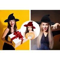 Halloween Witches Hat - 5 Colour Options - Black