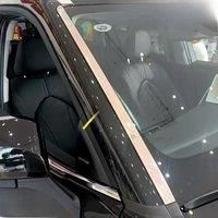 Stainless Steel Front Windscreen Side Molding Stylish For Toyota Highlander Kluger 2020 2021 2022 2023 2024 Accessories