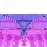 LED Full Spectrum Plant Grow Lights With Clip 360 Adjustable Gooseneck Timing Auto On/Off Dimmable