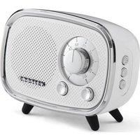 Crosley Rondo Retro Bluetooth Speaker - Portable Bluetooth Speaker wireless, Rechargeable Battery, 3W Home, Outdoor Speaker, 27H Music Playtime, Microphone, Hands Free Calling, USB and Micro SD ports