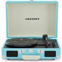 Crosley Cruiser Plus Record Player Bluetooth Turquoise RRP 89.99 lot GD