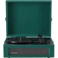 Crosley Voyager Portable Turntable - Bluetooth Record Player, 3-Speed Suitcase Vinyl Player, Home Turntables for Vinyl Records, Built in Stereo Speakers & Bluetooth Receiver, AUX Input, Dark Aegean