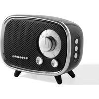Crosley Rondo Retro Bluetooth Speaker - Portable Bluetooth Speaker wireless, Rechargeable Battery, 3W Home, Outdoor Speaker, 27H Music Playtime, Microphone, Hands Free Calling, USB and Micro SD ports