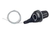 Sram MTB MRX Twist Shifter 6 Speed Rear 2:1 Fits Shimano, Black