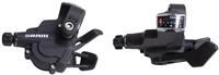 SRAM X3 7 Speed Trigger Shifter Set, Black
