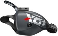 SRAM SHIFTER X01 EAGLE TRIGGER 12 SPEED REAR WITH DISCRETE CLAMP: RED 12 SPEED