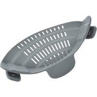 Adjustable Silicone Clip-On Strainer - 5 Colours - Grey