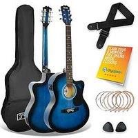 3RD AVENUE STX10ECABBPK Electro-Acoustic Guitar Pack - Blueburst