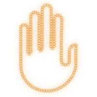 Novelty Hand Gesture Car Led Light In 2 Options