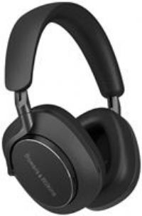 Bowers & Wilkins PX8 Flagship Noise Cancelling Wireless Over Ear Headphones with Bluetooth 5.0 & Quick Charge, 30 Hours of High-Resolution Playback and Built-In Microphone - Black