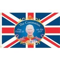 King Charles Union Jack Coronation Flag