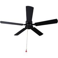 52" DC Wooden Ceiling Fan Low Voltage 12V24V Ultramute for Gazebo Porches Patios Veranda