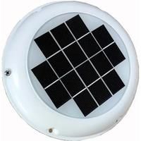 2.5W Solar Vent Fan Intake And Extractor Ventilator For Caravan Boat Rv With Rechargeable Lithium
