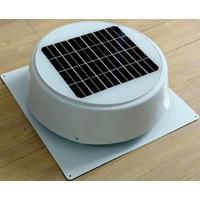 10W Solar Attic Fan Vent Roof Mounted Exhaust Ventilator 530CFM for Greenhouse Garage Mobile Toilet