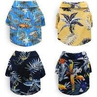 Hawaiian Shirt For Dogs And Cats - 8 Sizes, 6 Colours - Black