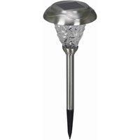 Luxform Saint Étienne Solar LED Spike Light, Silver
