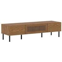 Kudl TV Cabinet 1.4M - Mid Oak
