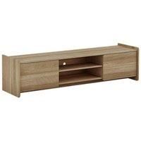 Kudl TV Cabinet 1.6M - Modern Light Oak