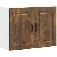 Kitchen Wall Cabinet Kalmar Smoked Oak Engineered Wood