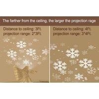 Angel Christmas Tree Topper With Rotating Projector - Silver Or Gold!