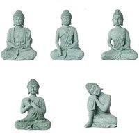 Meditation Buddha Desktop Sculpture In 2 Sizes And Multiple Designs