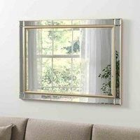 Yearn Mirrors Yearn Venetian Brass Mirror 107X76Cm