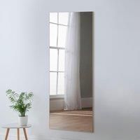 Simple Full Length Frameless Mirror Gold 170x60cm