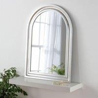Yearn Mirrors Yearn Bohemian Arch Mirror Silver 87 h x62Cm w