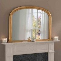 Yearn Mirrors Yearn Contemporary Overmantle Mirror Gold 112(w)x77Cm(h)