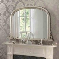 Yearn Mirrors Yearn Classic Overmantle Mirror Silver 122(w)x77Cm(h)