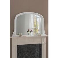 Yearn Mirrors Yearn Classic Overmantle Mirror White 122(w)x77Cm(h)