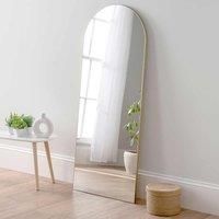 Yearn Mirrors Large Contemporary Arched Mirror Gold