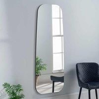 Yearn Mirrors Full Length Organic Pebble Mirror Black