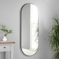 Yearn Mirrors Yearn Alta Minimal Curved Full Length Oval Mirror