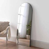 Yearn Mirrors Yearn Minimal Large Arch Mirror Black 150 X 60cm