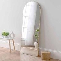 Yearn Mirrors Yearn Minimal Large Arch Mirror Gold 150 X 60cm