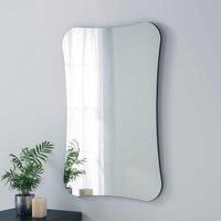 Yearn Mirrors Barnsbury Frameless Black Organic Mirror 90X60Cm