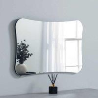 Yearn Mirrors Barnsbury Frameless Black Organic Mirror 120X80Cm