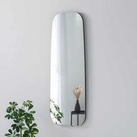 Yearn Mirrors Hoxton Frameless Black Organic Mirror 119X44Cm