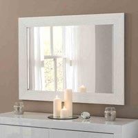 Yearn Mirrors Yearn Wave Framed Mirror White 94X69Cm