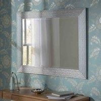 Yearn Mirrors Yearn Wave Framed Mirror Silver 132X79Cm