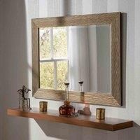 Yearn Mirrors Yearn Wave Framed Mirror Bronze 79X64Cm