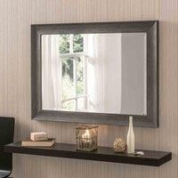 Yearn Mirrors Yearn Rustic Dark Grey Framed Mirror 117X91Cm