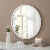 Yearn Mirrors Yearn Classic Round White Mirror 90Cm