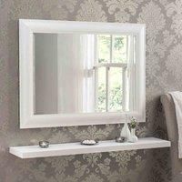 Yearn Mirrors Yearn Textured Framed Mirror White 119X94Cm