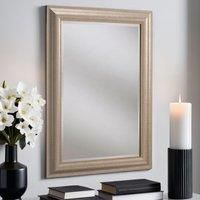 Yearn Mirrors Yearn Textured Framed Mirror Champagne 119X94Cm